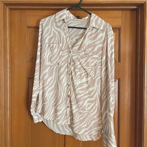 Express M Long Sleeve Button Down Shirt